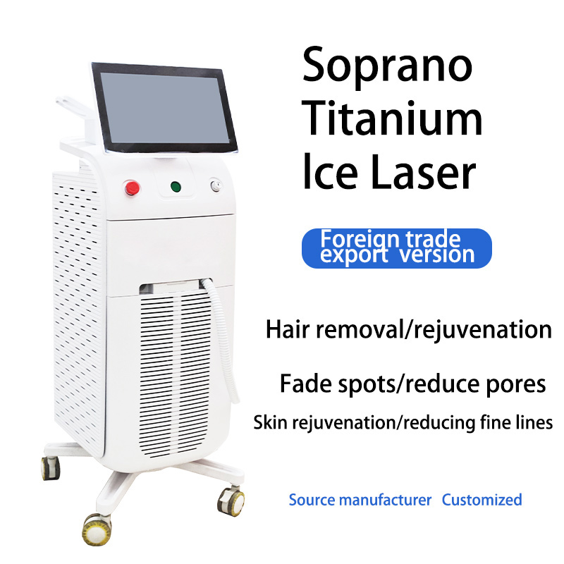 Diode Laser Hair Removal Q Switched Nd Yag Laser Tattoo Removal 2 in 1 Multi function 4 Wave Beauty Equipment